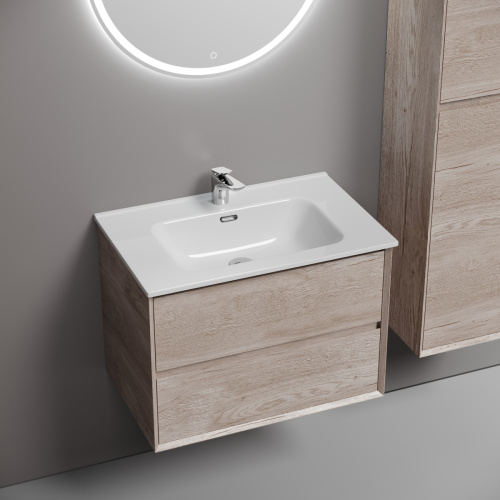 Тумба под раковину Sancos Marmi 2.0 MR2.070EG 70х40 подвесная цвет коричневый - фото 4